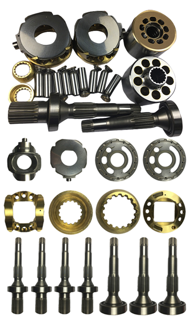 Excavator Spare Parts Cylinder Block HMV110 PC200-7 PC200-8 Hydraulic Pump Cylinder Block