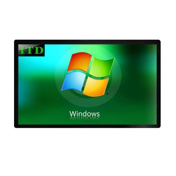 43' Multi Touch LCD HD Все в одном без вентилятора сенсорная панель PC высокая яркость PCAP панель монтаж J1900