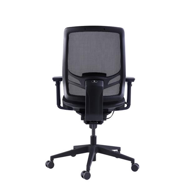 High Strength Black PA Plastic Middle Cost Flexible Office Task Chairs