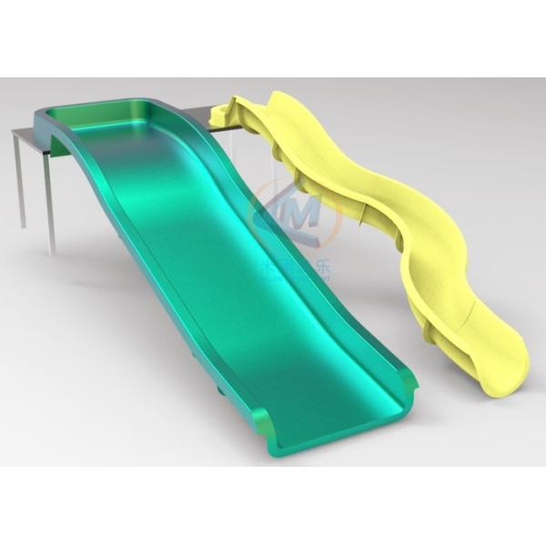Commercial Fibreglass Pool Water Slide Fun Pool Slides Safety For Entertainment