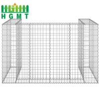 O Iso galvanizou o fio Mesh Stone Cage Baskets de 2mx1mx1m Gabion