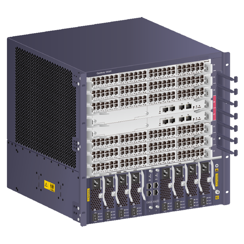 IPv4 IPv6 QinQ Quidway S9306 Network PoE Switch Campus 2457Gbps 1080MPPS