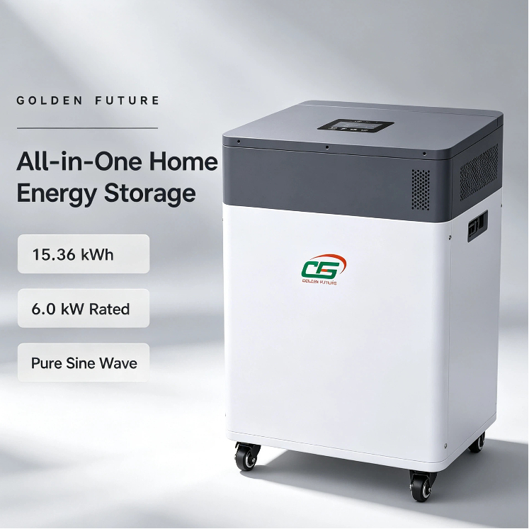 Wholesale 6kW 51.2V 300Ah LiFePO4 All-in-One Hybrid Solar Inverter with Energy Storage Battery for Home Backup Power