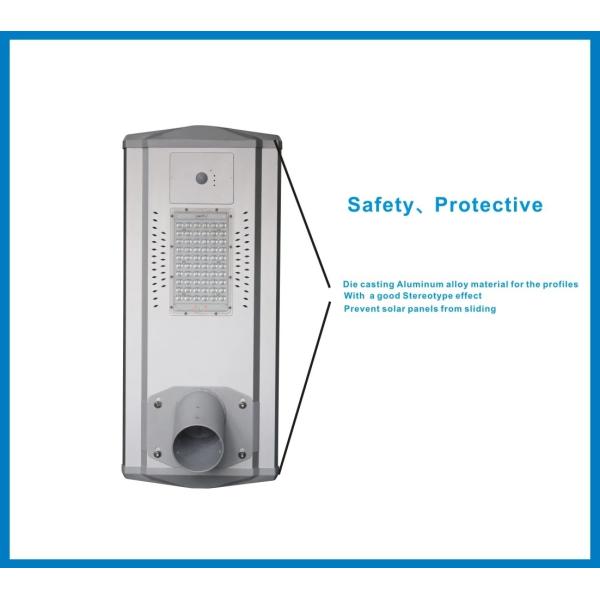 120w 180w Smart Solar Street Light , Integrated Type Solar Powered Led Street Lights