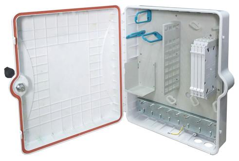 96 Core Cable Splicing Fiber Splitter Distribution Box Wall And Pole Mountable