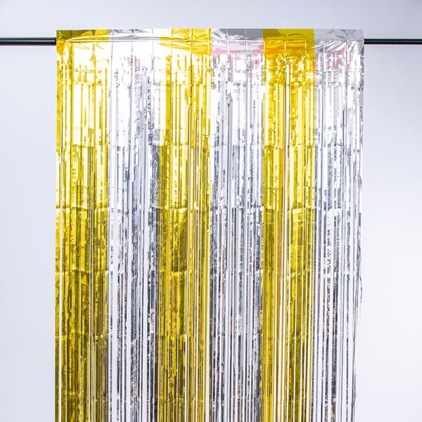 Tassel Rain Curtain Gold Foil Fringe Curtain For Vibrant Birthday Party Decor