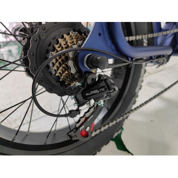 Off-Road Adventures Made Easy with Electric Fat Tire Bike 7 Speed MTB E-Bike and 4.0 Inch Tires