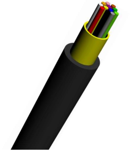 GJYFXH-Ⅱ Indoor All Dielectric Fiber Optic Cable For Duct / Lash Aerial Installation