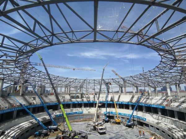 Weather Resistance Prefab Steel Structure Building Rust Prevention