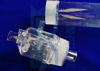 Produtos vidreiros de laboratório fundidos dupla camada da ciência do tubo de vidro de quartzo do silicone