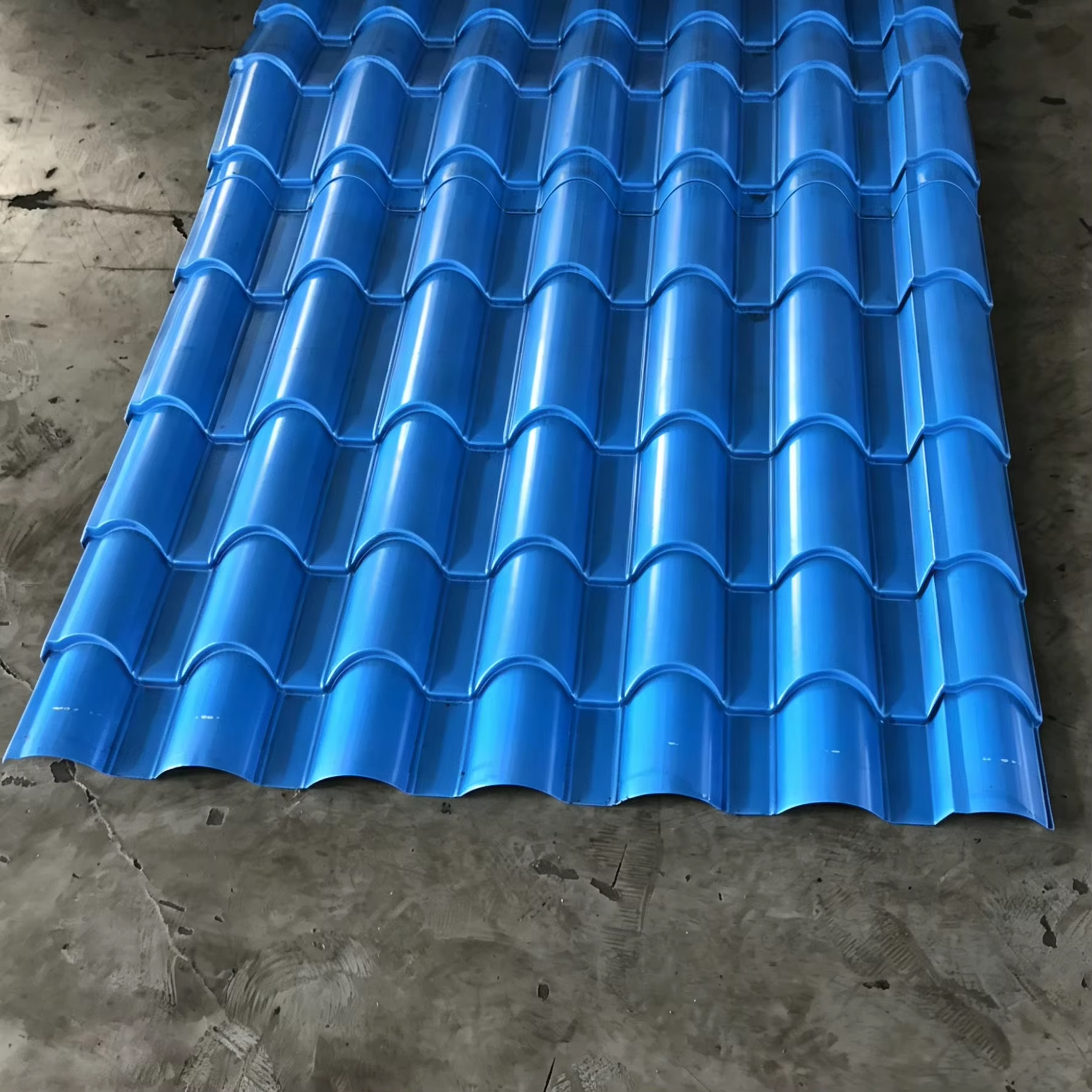 0.3-0.8 mm Roofing Sheets Africa Economic Glazed Tile Roll Forming Machine Villa Warehouse Factory Building Roof Panel