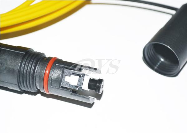 H Optic Connector OptiTap 1 Fiber Single-Tube Outdoor Jumper Fiber Optic Cable Assembly