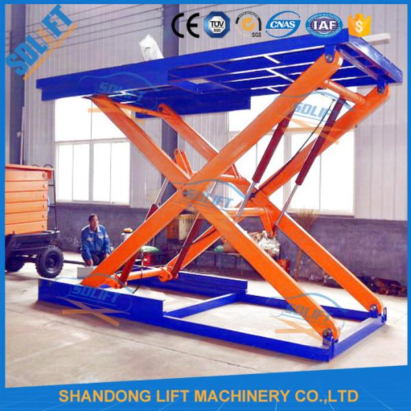 Durable Home Garage Car Scissor Lift Heavy Duty Scissor Lift Table Multi Color