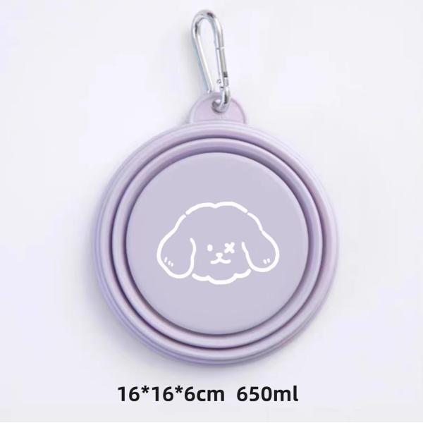 Силиконовые складываемые собачьи миски Бес BPA портативные складываемые путевые миски для домашних животных, кошек, еды, воды, кормления, тарелки для кемпинга