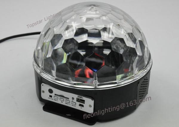 Small MP3 Led Crystal Magic Ball Disco Light Remote DMX With Auto Mode