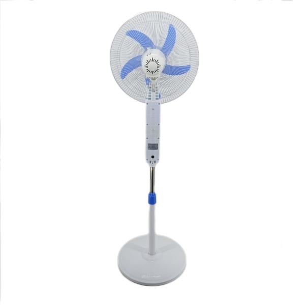 16 / 18 Inch Rechargeable Solar Fan Energy Saving DC 12V Floor Fans With Battery