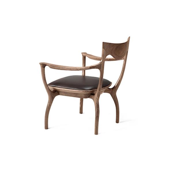Patented Lounge Comfy Accent Chair New Chinese Style Solid Walnut Wood