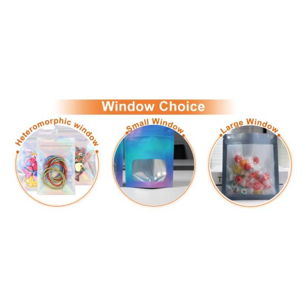 Custom Printed Stand Up Zipper Pouch for Food Packaging