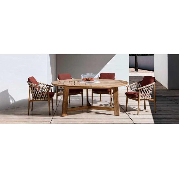 Outdoor Garden Aluminum Chair with Foldable Design and Plastic Rattan Material