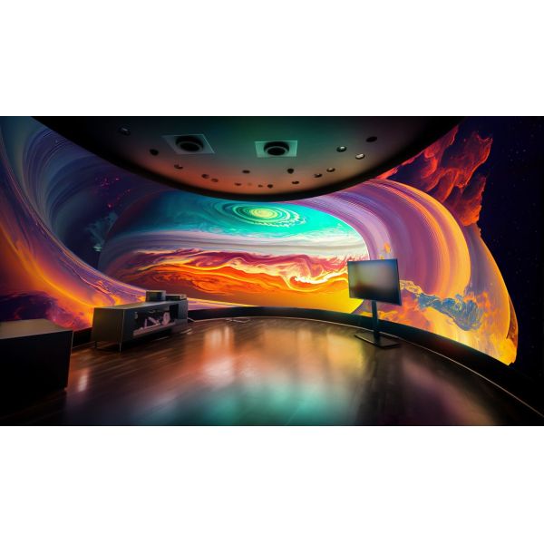 P1.538 Indoor Front Service Led Screen Thin Flexible Curved Led Panel Wall