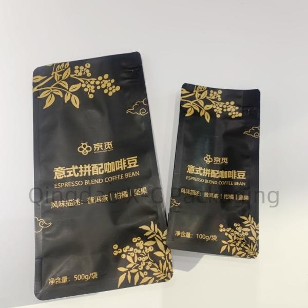 Kraft Paper Bag With Window Stand Up Pouch Black Doypack Zip Lock Food Storage Bag Nuts Coffee Beans Food Grade