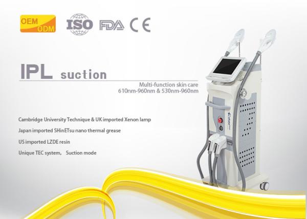 Beauty Salon Diode Laser Hair Removal Machine IPL / SHR Technology With LCD Display