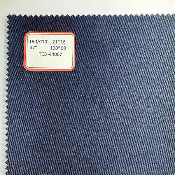 Polyester Cotton Twill TC Fabric Workwear Fabric 21X16s 120cm Width