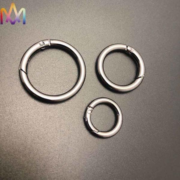 Шармы металла ключевого кольца DIY фермуара весны сплава 25MM 35MM 42MM