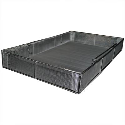 Cesta de fio de aço inoxidável do retângulo do esterilizador 304 com punho