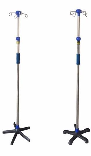 Wholesale stainless steel hospital iv drip pole/ iv infusion pole/ Height Adjustable Hospital Iv Pole