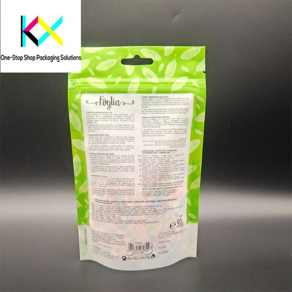 Customized Matte Surface Plastic Pouch Bags with Digital Printing for Food Packaging