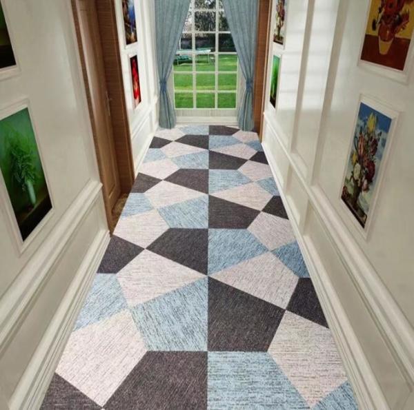 Rectangle Commercial Floor Mat Stairs Entry Door Hallway Carpet 140cm Width