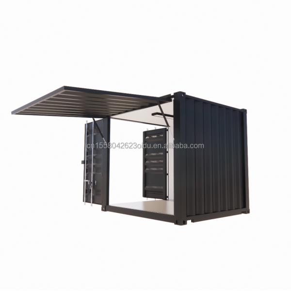 Bar de la casa de madera moderna Perfecto para tiendas en 10 pies y 20 pies Mobile Container Showrooms Diseño personalizado