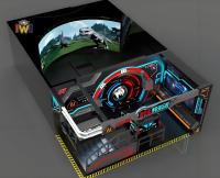 VR 3D Track Cinema Curved Screen Theater 4D 9D Flying Cinema