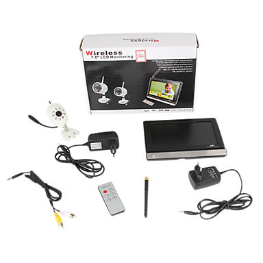 Monitor Guardian - Wireless Night Vision Baby Monitor with 7 Inch LCD Widescreen