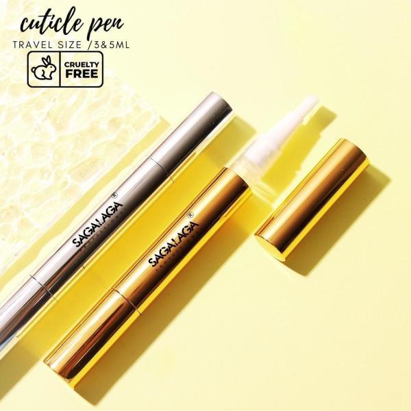 Easy Apply Empty Nail Cuticle Oil Pen 3ml Plastic Tube Format Brush Twist Brush Pen for Nail Cuticle Moisturizing Oil