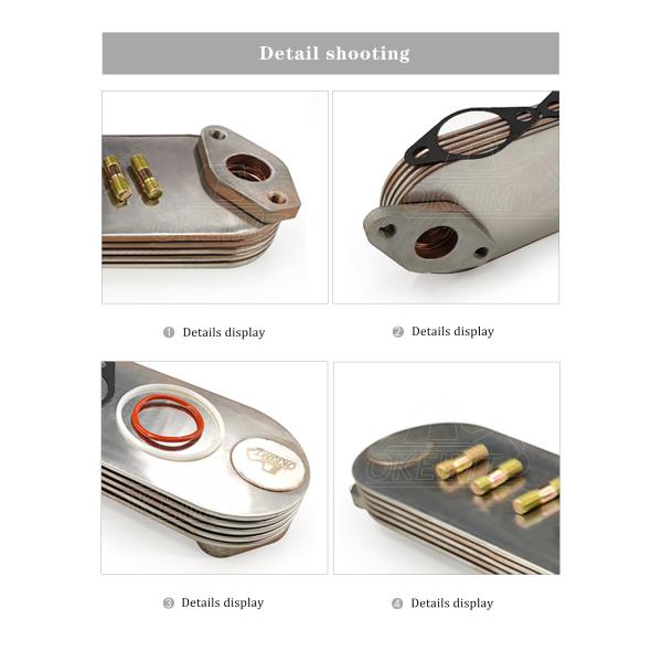 6HK1 Engine Oil Cooler 1-21723066-0 1217230660 121723-0660 For ZX330-3 JS330 SH300-3