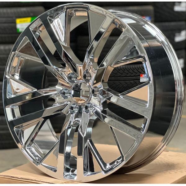 CT2009 24 GMC Replica Rims Tahoe Sierra Yukon Silverado Chrome Wheels Tires