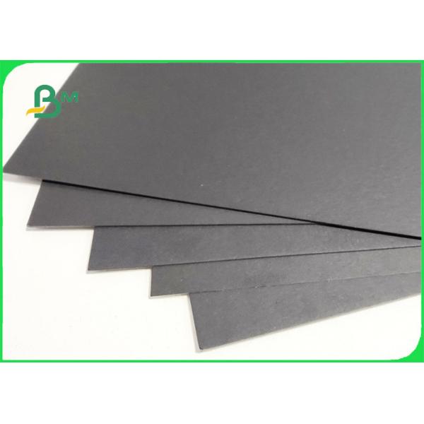 SGS FDA Certified 350gsm 400gsm Black Cardboard For Notebook Covers