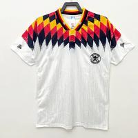 Camisas secas rápidas do futebol T do vintage da camiseta clássica retro branca do futebol