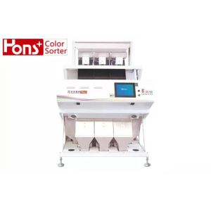 3 canales de la clasificadora 189 del color del anacardo de los canales inclinados