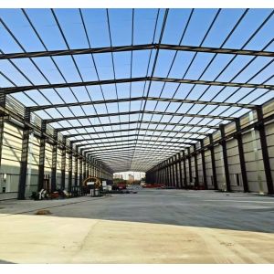 Prefabricated Steel Building with 50 Years Using Life Wind Resistant Steel Frame