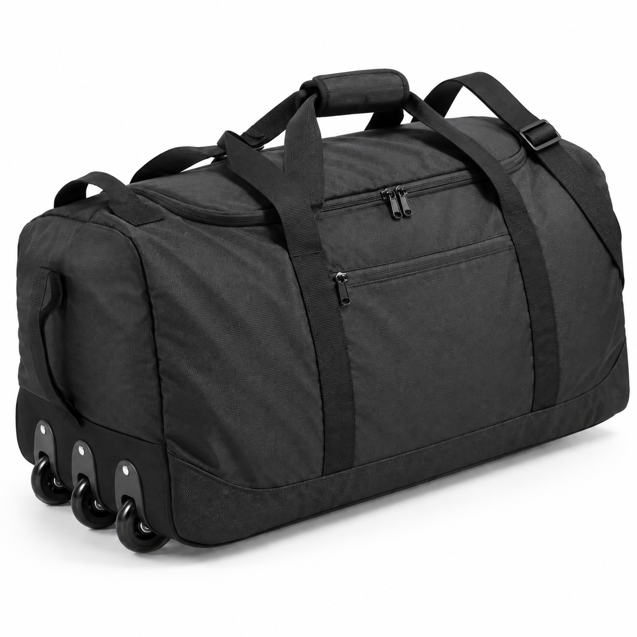 Custom 83L Foldable Travel Bag with Wheels Manufacturer , Lightweight Rolling Duffel Bag for Sports, Gym, Weekend Trips & Travel