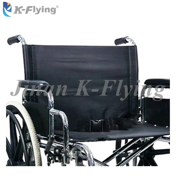 Metal Steel Chrome Portable Folding Manual Wheelchair For Adult Disbaled