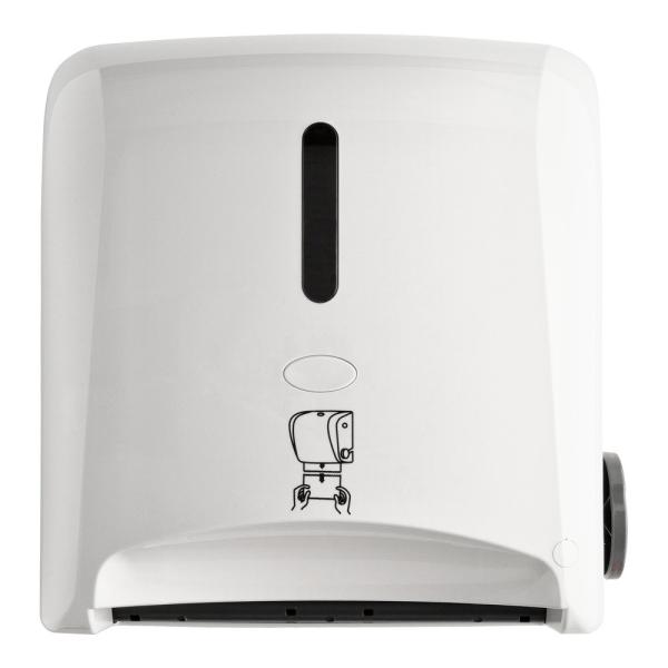 White color, ABS Plastic ,Mechanical Auto Cut Roll Paper Towel Dispenser for 20cm wide roll