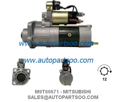 M2T88371 M2T88372 - MITSUBISHI Starter Motor 12V 2.2KW 10T MOTORES DE ARRANQUE