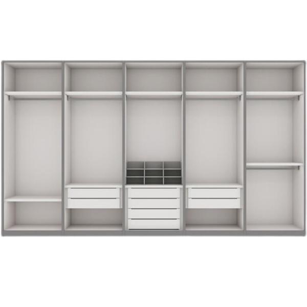 стена шкафа хранения 2M твердая деревянная установила блоки индикатора для живущей комнаты