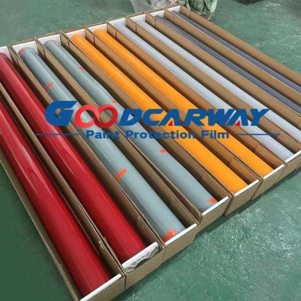 Proteção de pintura de automóveis Película de PPF de mudança de cor 6,5 milímetros 1,52 x 15 m