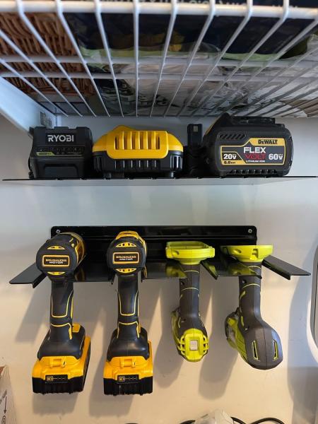 Carved Power Tool Rack The Ultimate Space-Saving Solution for Your Garage