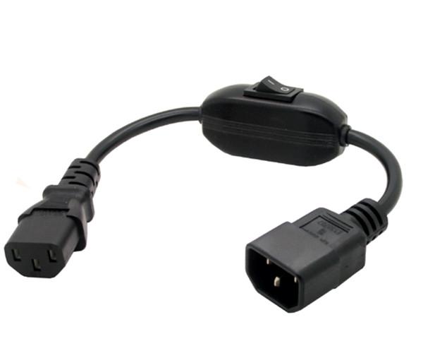 IEC 320 C14 Down angle to C13 Down angled Power cord 1.5M